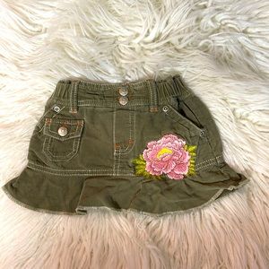 Mimi & Maggie Cotton Embroidered Kids Skirt - 12 Month